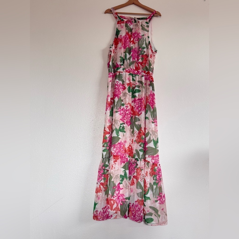 Cece Floral Sleeveless Maxi Dress size 12 - Picture 6 of 14